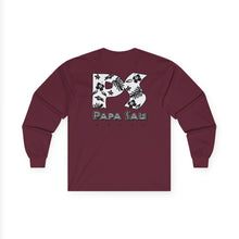 Load image into Gallery viewer, Papa Sau Flower Ultra Cotton Long Sleeve Tee