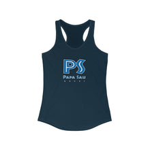 Load image into Gallery viewer, Papa Sau Blue -- Women's Ideal Racerback Tank