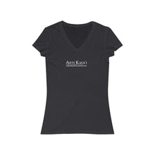 Load image into Gallery viewer, Arts Kauai -- Women's Jersey Short Sleeve V-Neck Tee