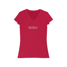 Load image into Gallery viewer, Arts Kauai -- Women's Jersey Short Sleeve V-Neck Tee