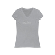 Load image into Gallery viewer, Arts Kauai -- Women's Jersey Short Sleeve V-Neck Tee